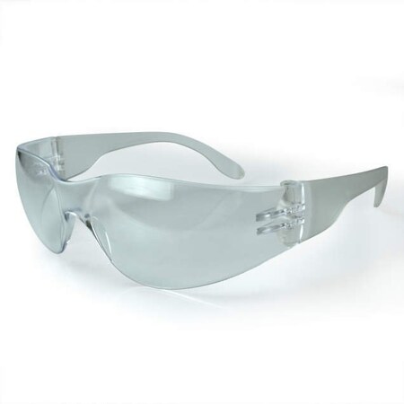 Radians Radians  Mirage Frameless Safety Glasses, Clear Anti-Fog Lens, Clear Frame MR0111ID